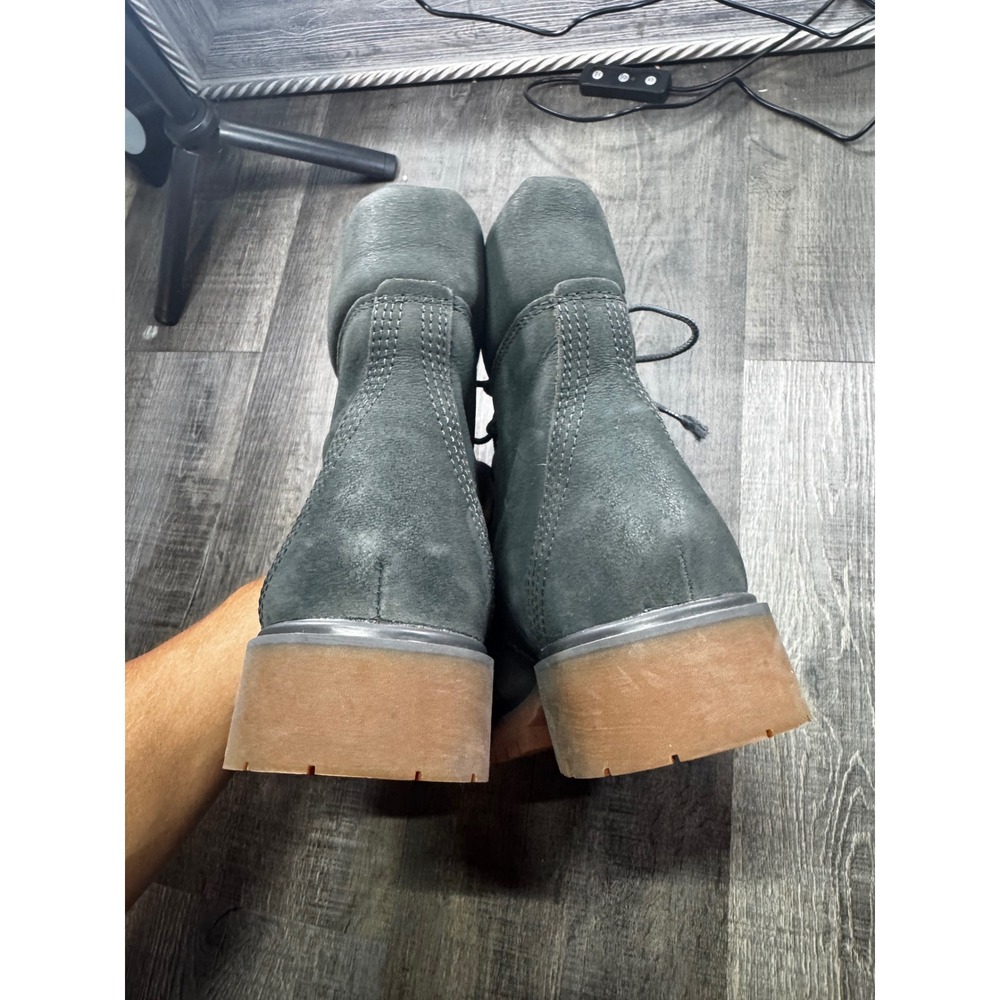 Timberland Courmayeur Valley 6-Inch Waterproof Boots Grey Nubuck A2DVK Womens 7 - Picture 5 of 7